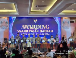 Patuh dalam Kewajiban Bayar Pajak, Puluhan Pelaku Usaha Berprestasi dapat Anugerah Award dari BPKAD Kota Kediri, Ini Infonya