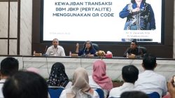 Pj Wali Kota Kediri Buka dan Beri Arahan Pada Sosialisasi Penerapan Kewajiban Transaksi BBM JBKP (Pertalite) Menggunakan QR Code