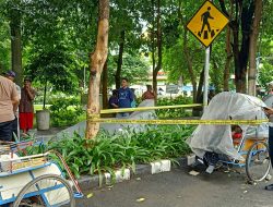 Tukang Becak Tanpa Identitas Ditemukan Meninggal di Hutan Kota Kediri