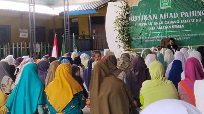 PAC Fatayat NU Kecamatan Semen Gelar Pengajian Ahad Pahing, Wujudkan Silaturahmi dan Penguatan Spiritual