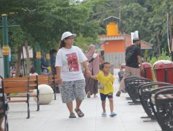 Libur Panjang, Taman Pinka Susuhbango, Ringinrejo, Kediri, Dibanjiri Pengunjung