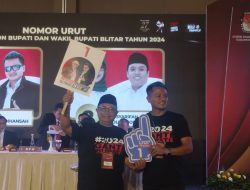 KPU Kabupaten Blitar Tetapkan Rijanto-Beky sebagai Bupati dan Wakil Bupati Terpilih