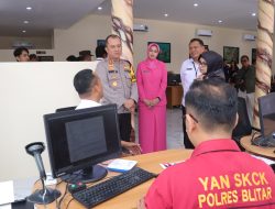Bupati Blitar Rini Syarifah Hadiri Peresmian MPP “Prabu Hayam Wuruk” di Polres Blitar