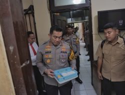 Kapolres Blitar Sidak Ruang Tahanan, Pastikan Fasilitas dan Makanan Sesuai Standar