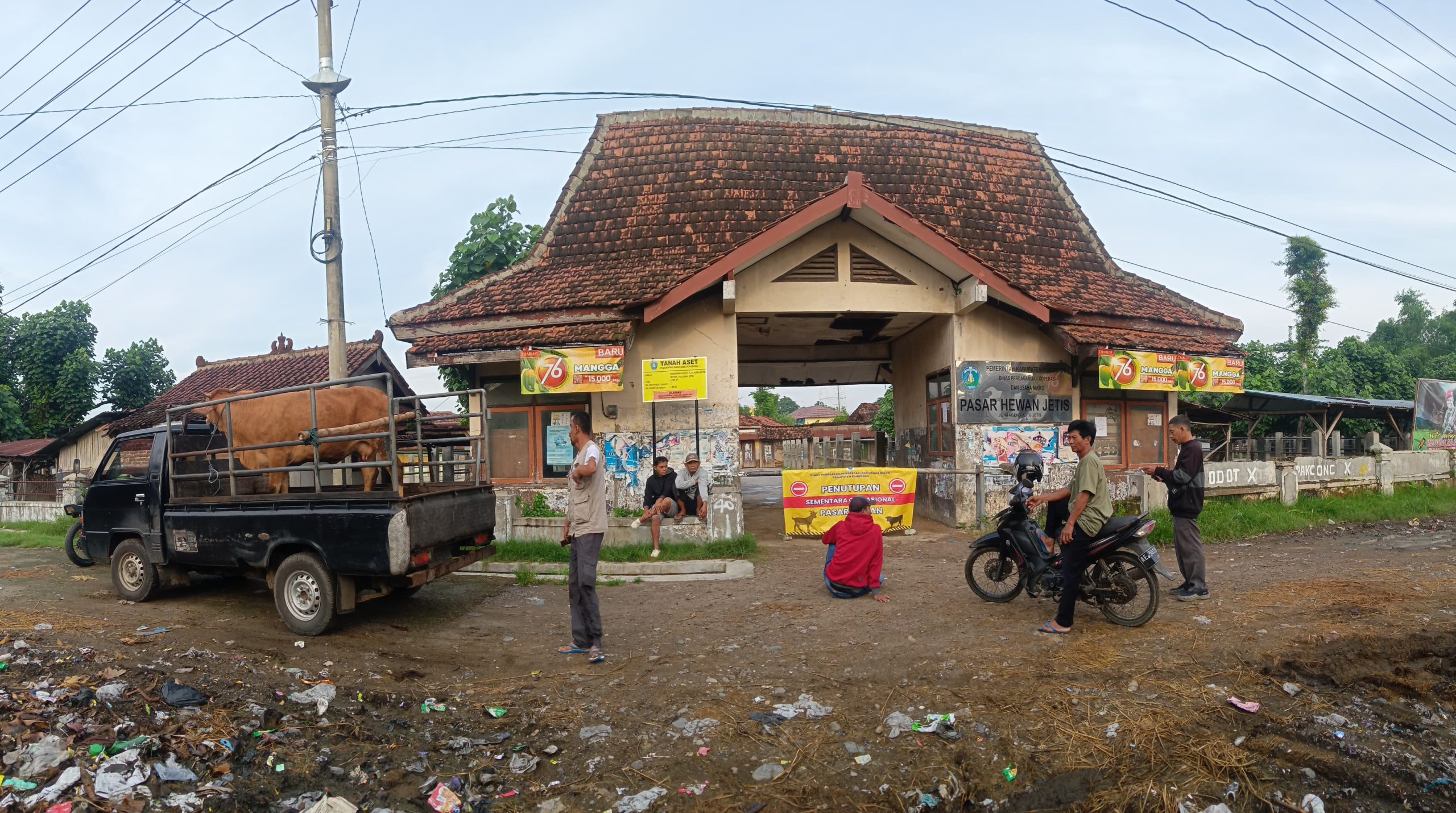 Pasar Hewan Jetis Ditutup Sementara, Sejumlah Pedagang Sapi Kecewa