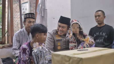 Kapolres Blitar Berikan Trauma Healing kepada Keluarga Korban Mutilasi Sebagai Wujud Simpati