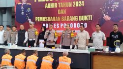 Rapor Polres Ponorogo Selama 2024, Angka Kriminalitas Turun, Terbanyak Kasus 3C