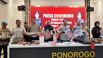 Supir Taksi Online di Ponorogo Ditangkap Polisi Usai Bobol Toko