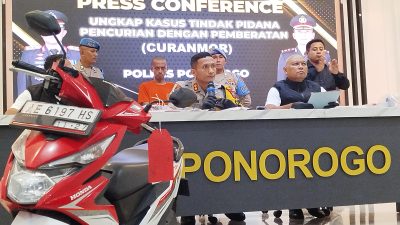 Tak Jera, Residivis Curanmor Ditangkap Lagi, Uang Curian Rencana untuk Karaoke