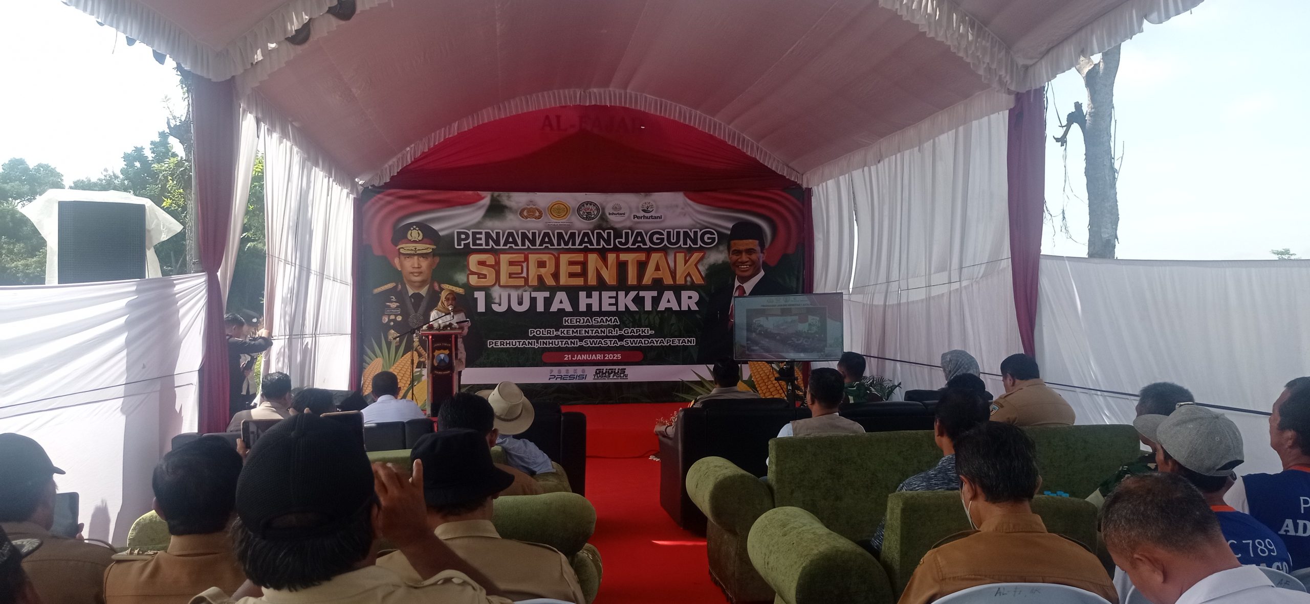 Gerakan Tanam Jagung Serentak 1 Juta Hektar Dimulai, Kabupaten Kediri Jadi Salah Satu Lokasi Utama