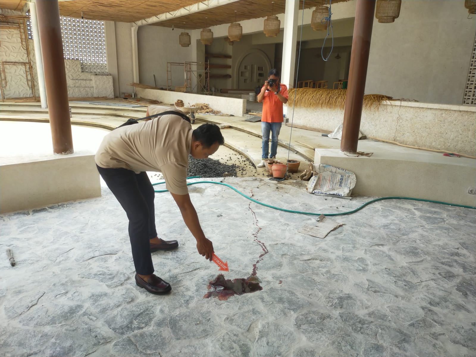 Nahas! Pekerja Proyek Pembangunan Restaurant di Tulungagung Meninggal Dunia