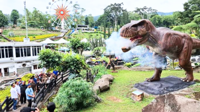 Taman Rekreasi Selecta Kota Hadirkan Dino Ranch, Wahana Baru yang Berikan Sensasi Masa Purba