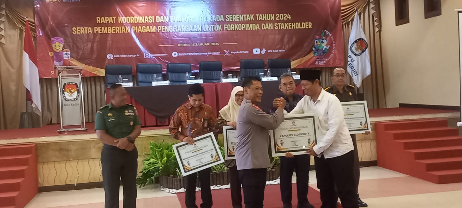 KPU Kota Kediri Gelar Evaluasi Pilkada 2024, Dorong Pemilu Berkualitas