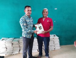 DKPP  Kabupaten Kediri Salurkan Bantuan Beras 3 Kg di Desa Bulu, Kecamatan Semen,  Ini Harapan Pak Kades