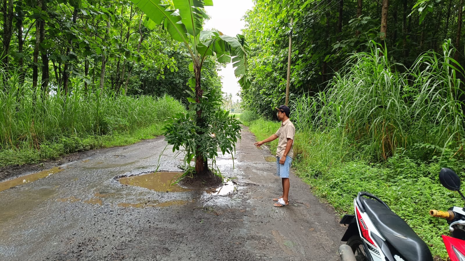 Banyak Jalan Rusak di Kediri Sekitarnya, Menunggu Diperbaiki atau Dibuat Viral?