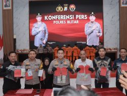 Polres Blitar Ungkap Tiga Kasus Curanmor, Satu Kasus Pelakunya Merupakan Sepasang Kekasih