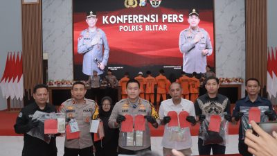 Polres Blitar Ungkap Curanmor,  Pelaku Ada yang Pasangan Kekasih