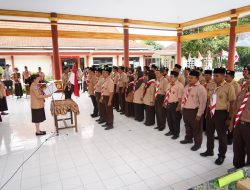 Lantik Pengurus Baru Gerakan Pramuka Ranting Pare, Ini Pesan yang Disampaikan Mbak Cicha