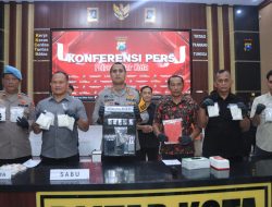 Awal Tahun, Polres Blitar Kota Tangkap Dua Tersangka Pengedar Narkoba, Ini Barang Buktinya