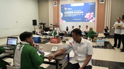 Hari Bhakti Imigrasi ke-75: Imigrasi Kediri Gelar Donor Darah Bersama Masyarakat