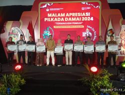 KPU Kabupaten Kediri Gelar Malam Apresiasi Pilkada Damai 2024, Sampaikan Terima Kasih Pada Semua Pihak