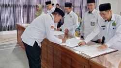 Kemenag Kota Kediri Mantapkan Komitmen Zona Integritas Melalui Penandatanganan Perjanjian Kinerja