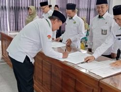 Kemenag Kota Kediri Mantapkan Komitmen Zona Integritas Melalui Penandatanganan Perjanjian Kinerja