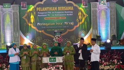 Muslimat NU Kabupaten Kediri Lantik Pengurus Baru, Teguhkan Komitmen untuk Umat