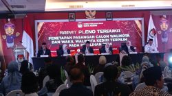 KPU Kota Kediri Tetapkan Vinanda Prameswati dan Qowimmudin Thoha Sebagai Wali Kota dan Wakil Wali Kota  Terpilih 2024-2029