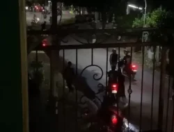 Viral ! Tawuran Antara Dua Kelompok Perguruan Silat di Nganjuk Terekam Kamera Warga