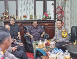 Jalin Sinergitas, Kapolres Blitar Bersilaturahmi dengan Bupati dan Ketua DPRD