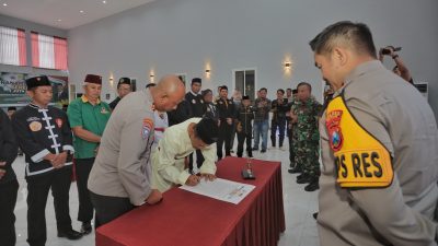 Perguruan Silat di Blitar Deklarasi Damai, Komitmen Jaga Keamanan dan Ketertiban