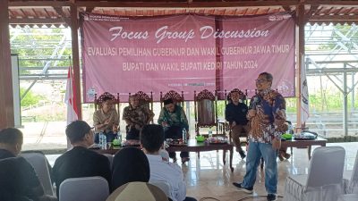Gelar Diskusi Kelompok Terfokus, Ini Catatan untuk KPU Kabupaten Kediri dalam Pemilu 2024