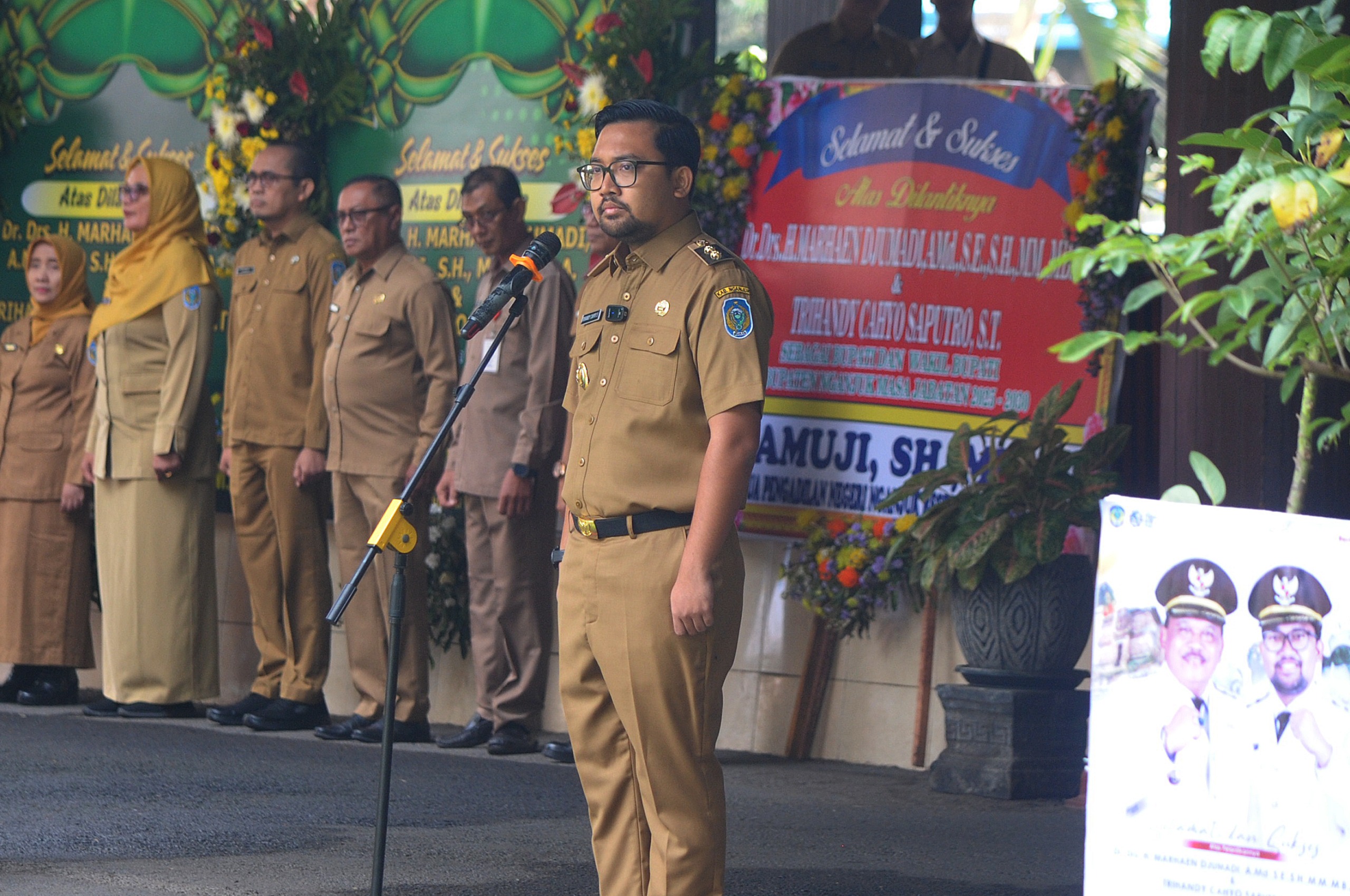 Apel Perdana, Mas Handy Tegaskan Komitmen "Nol Rupiah" untuk Birokrasi Bersih di Nganjuk