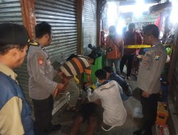 Pria Ditemukan Tak Bernyawa di Lapak Dagangan Pasar Kandangan