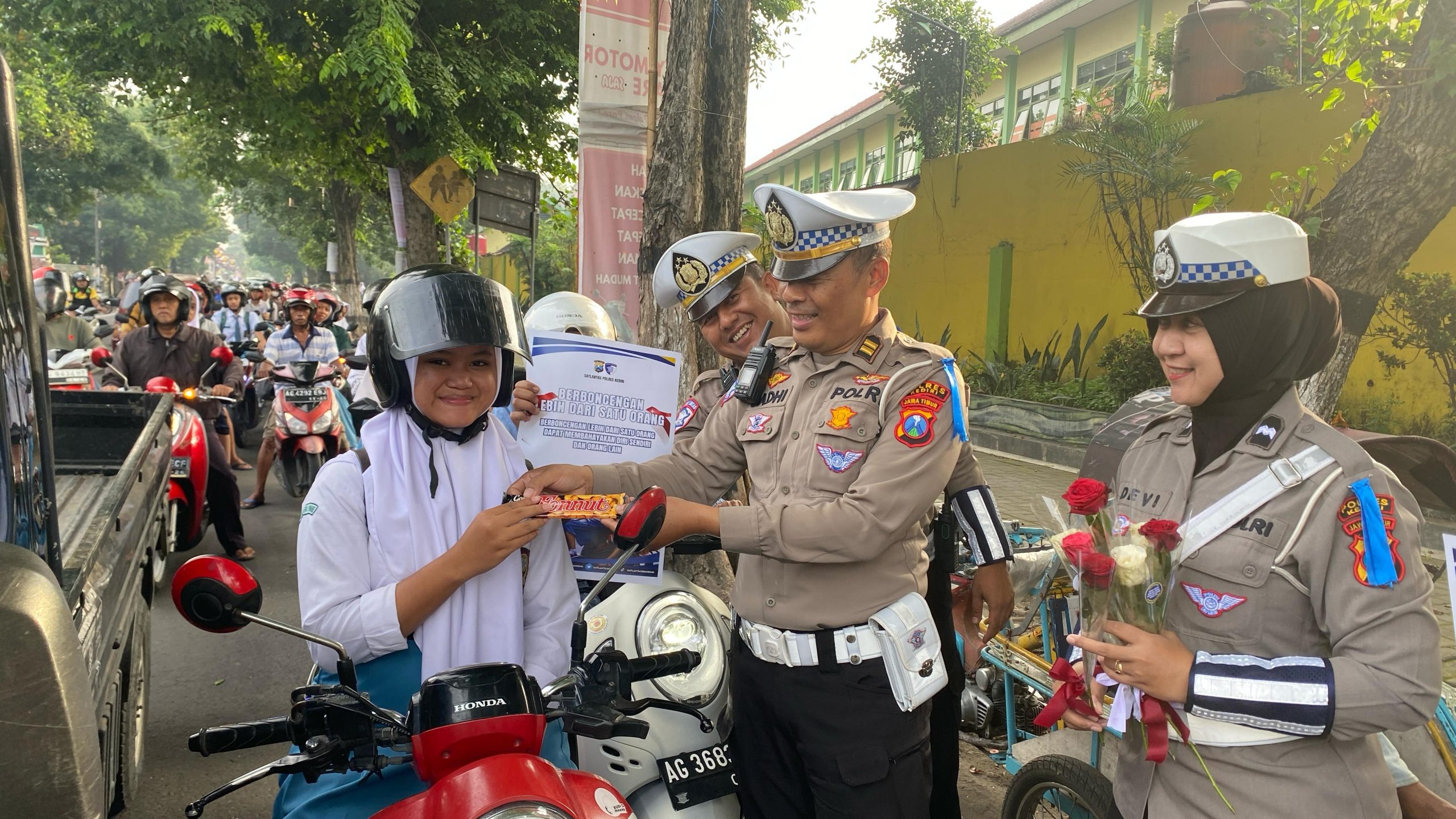 Operasi Keselamatan Semeru 2025 di Kediri: Ribuan Pelanggar Ditindak, Ratusan Terekam ETLE