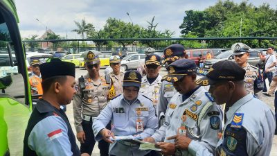 Antisipasi Kecelakaan, Satlantas Batu Gelar Ramp Check untuk Bus Lokal!