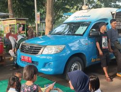 Mobil Pustaka Keliling Meriahkan Car Free Day di Pare