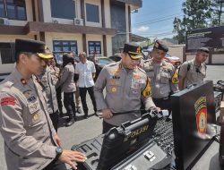 Kapolres Blitar Cek Kesiapan Sarpras Sat Samapta untuk Dukung Keamanan