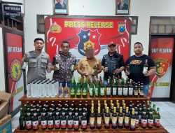 Tegas! Polres Jombang Berantas Miras, Anggota yang Terlibat Bakal Ditindak