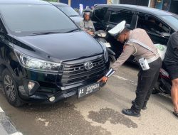 Satlantas Polres Ponorogo Gelar Operasi Gabungan, Temukan Plat Nomor Modifikasi
