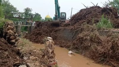 BPBD Kabupaten Kediri Pastikan Tanggul Sungai di Wilayah Barat Aman