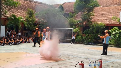 BPBD Ponorogo Gelar Mitigasi dan Simulasi di Sekolah Rawan Bencana