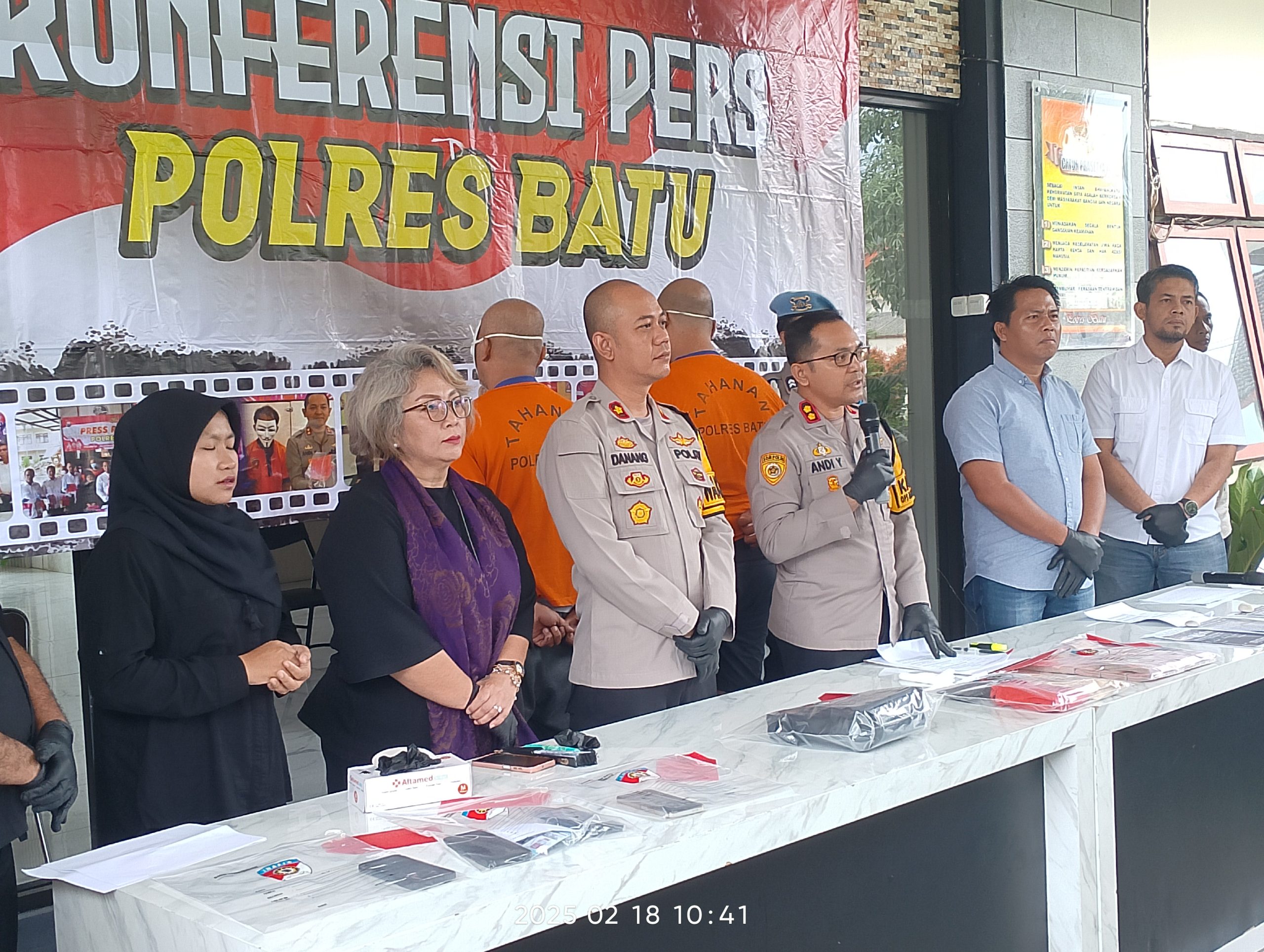 Dua Oknum Pemeras yang Mengaku Wartawan dan Petugas P2TP2A Ditangkap Polres Batu