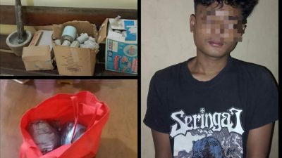 Edarkan Bubuk Petasan, Pemuda 19 Tahun di Tulungagung Diringkus Polisi