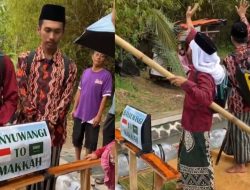 Viral! Warga Banyuwangi ke Mekkah Naik Perahu Rakitan Galon