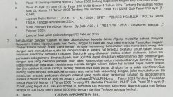 Kasus Dugaan Fitnah PT TMKI Berlanjut, Polres Nganjuk Terbitkan SPDP