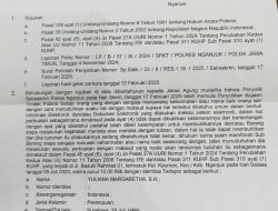 Kasus Dugaan Fitnah PT TMKI Berlanjut, Polres Nganjuk Terbitkan SPDP