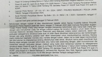 Kasus Dugaan Fitnah PT TMKI Berlanjut, Polres Nganjuk Terbitkan SPDP