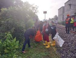 Tak Menepi! Pria Tanpa Identitas Tewas Tertabrak Kereta Api di Tulungagung